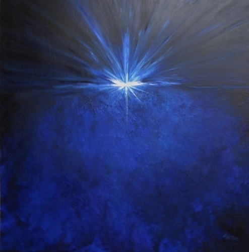 Painting-Acrylic-Message To Earth