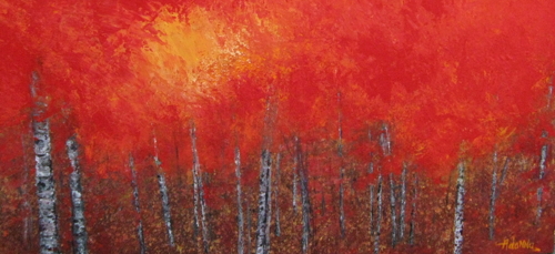 Painting-Acrylic-Aspen Glory