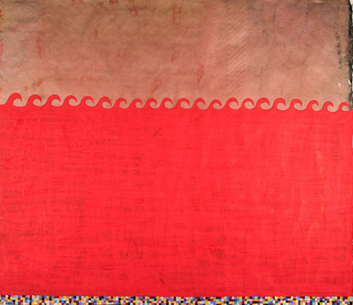 Painting-Sea of flame (side one)