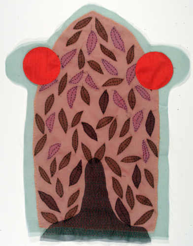 Fiber Art-Imaginary Home #3