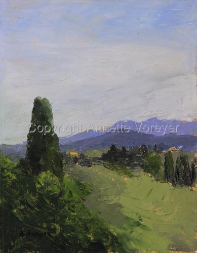 Painting-Landscape-Tuscan Vista - 2011