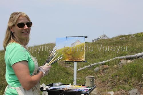 Photography- June, 2011 - Painting Wyeth House - Monhegan Island, Maine