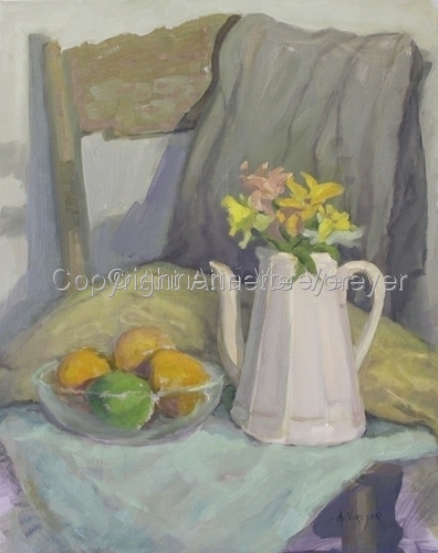 Painting-Still Life-Chair Still Life