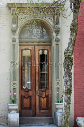 %22Wood%20Doors%20with%20Tulips%22 (large view)