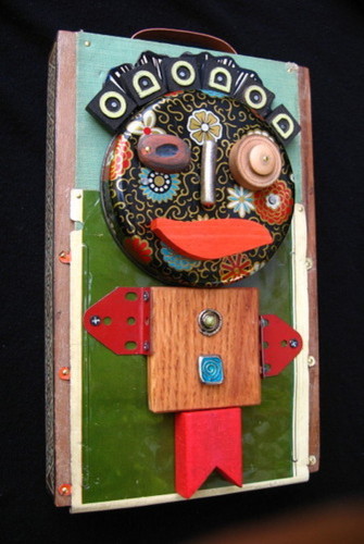 Sculpture-Found Objects-Little Sister Happy