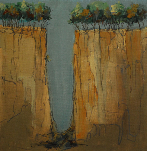 Painting-Impressionism-Call For Help From Below