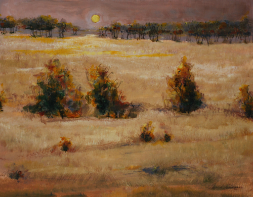 Painting-Impressionism-Morning Sun or Evening Moon