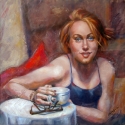 This is our beautiful model Amber. She is smart, young and eager to encounter life.  (thumbnail)