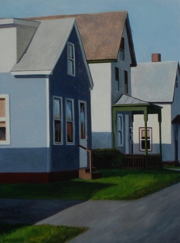 Painting-Cityscape-The Green Porch