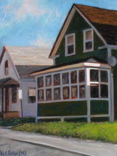 Painting-Cityscape-A House in the South End