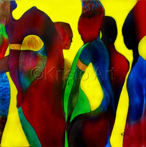Painting-Acrylic-Hanging Out