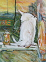 Painting--Oil-AnimalsPunjab the Cat