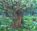 Painting--Oil-ImpressionismWonderland Tree