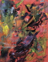 Painting--Acrylic-AbstractSwimming into Red