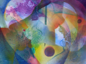 Painting--Acrylic-AbstractShifting Veils,  � B. Ragalyi