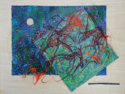 Painting--Acrylic-AbstractOrange Counterpoint,  � B. Ragalyi