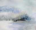 Painting-Winter on Hudson River