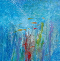 Painting--Acrylic-AbstractLife under the Surface.