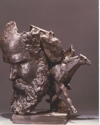 Sculpture--Bronze-FigurativeHead and Horse