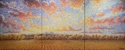 Stubble Corn Field, Triptych