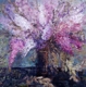 Painting--Encaustic-BotanicalMay-Lilac