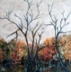 Painting--Encaustic-LandscapeIndian Summer