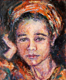 Painting--Encaustic-PortraitLotte