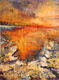 Painting--Encaustic-AbstractWinter Solstice