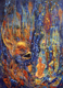 Painting--Encaustic-SurrealismInspiration- waiting for GOGO
