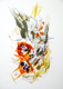 Print Making--Monoprint-AbstractLes Fleurs du mal- Lesbos
