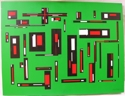 Bernard Katzeff,Naples, Florida,abstract painting,contemporary art, acrylic painting, vivid colors,computer theme,21st century art,



 - Abstract Painting