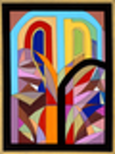 Painting-Abstract-Windows on the street