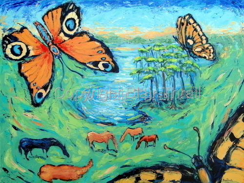 Painting-Expressionist-Finding Horses