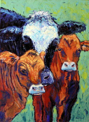 Painting-Animals-Bovine Babysitter