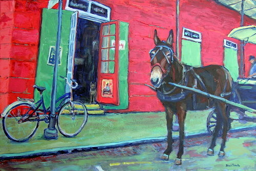 Painting-Cityscape-Rest Stop
