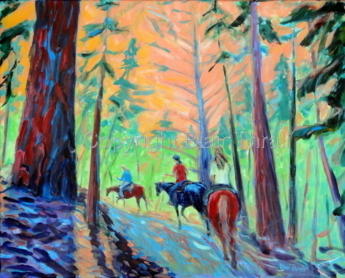 Painting-Landscape-Trail Ride