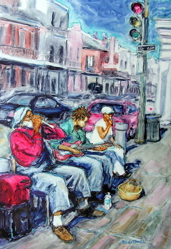 Painting-Cityscape-Stop and Listen
