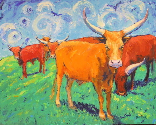 Painting-Animals-Home on the Range