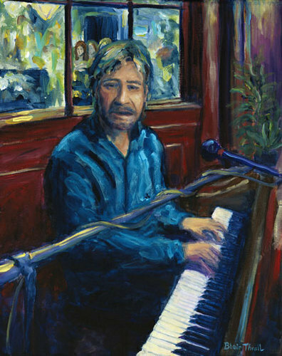 Print Making-Figurative-Piano Man