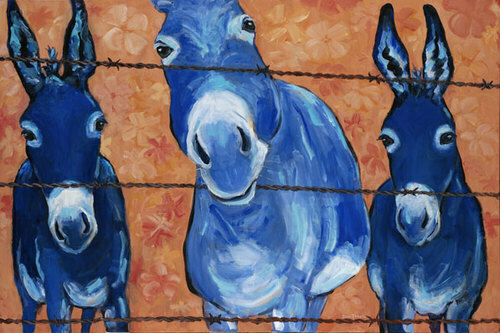 Painting-Animals-The Grass IS Greener