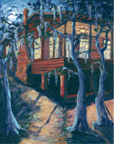 Print Making-Landscape-Up from the Lake