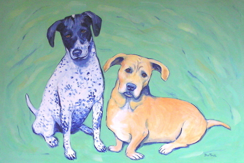Painting-Portrait-Otto and Sydney