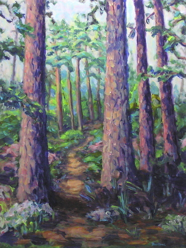 Painting-Landscape-Thru the Pines