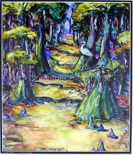 Painting-Landscape-Lakebed