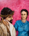 Station VI:  A Woman Wipes the Face of Jesus