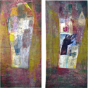 Refugee Dreams:My Child's Grave-Diptych