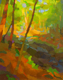 Painting--Oil-LandscapeMossy Riverbank