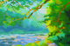 Painting--Oil-LandscapeShady Overhang