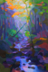 Painting--Oil-LandscapeFoggy Stream