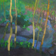 Painting--Oil-LandscapeRiverbank Gleam